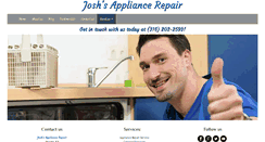 Desktop Screenshot of joshsappliancerepair.com
